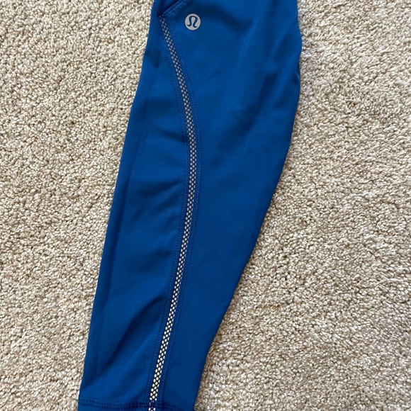 Blue lululemon athletica full length legging with zipper pocket - Picture 2 of 4